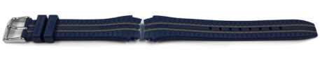 Ersatzarmband Lotus blau mit grauen Streifen f. 18260/2 18260
