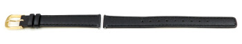 Casio Uhrenband Leder schwarz f. LA670WEGL-1, LA670WEGL-1EF