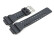 Uhrenarmband Casio matt schwarz grau meliert GA-110HT-1 GA-110HT aus Kunststoff