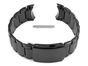 Casio Ersatzuhrenarmband Edelstahl massiv schwarz EFR-534...