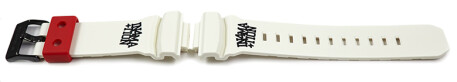 Uhrenarmband CASIO weiß für GLX-150X-7 aus...
