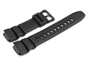 Ersatz-Uhrenarmband Casio W-S220-1B Kunststoff schwarz