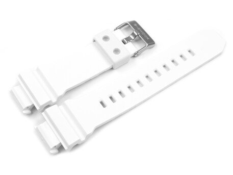 Uhrenarmband Casio weiß f. GD-X6900FB-7, GD-X6900FB aus Kunststoff
