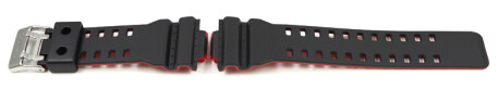 Ersatzarmband Casio Resin schwarz innen rot für GA-400HR GA-110HR