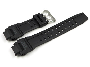 Casio Ersatzarmband schwarz Band-Aufschriften grau f....