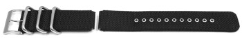 Uhrenarmband Casio Textil schwarz GA-100BBN-1 GA-100BBN