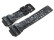 Casio Resin Uhrenarmband Textur-Muster in schwarz f. GA-110TX