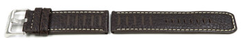 Ersatzarmband Lotus dunkelbraun f.15532/1 15532/4 Lederband