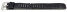Ersatzarmband Lotus schwarz grau f.15532/3 Lederband