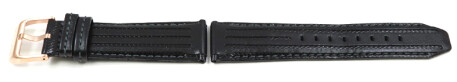 Uhrenband Leder schwarz Festina F16900/1 F16899/1 F16900 F16899 passend zu F16529
