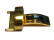 Einzel-Schließe - Faltschließe II - Edelstahl poliert - vergoldet 18mm