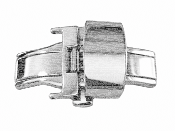 Einzel-Schließe - Butterfly - Edelstahl - poliert 22mm