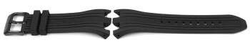 Lotus Kautschukband schwarz Schließe schwarz passend zu 15805 15801