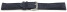 Uhrenarmband Leder pflanzlich gegerbt dunkelblau mit Schnellwechsel-Federsteg 18mm 20mm 22mm