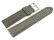 Uhrenarmband Leder pflanzlich gegerbt grau mit Schnellwechsel-Federsteg 18mm 20mm 22mm