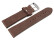 Uhrenarmband Rindleder Berlin Soft Vintage dunkelbraun 22mm Stahl