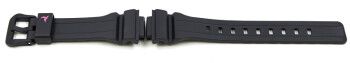 Casio Ersatzarmband STL-S300H-1C schwarz Logo PINKFARBEN