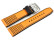 Uhrenband Lotus Leder orange 15323/E 15322/E