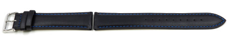 Ersatzarmband Casio Leder blau EFR-557BL-2AV EFR-557BL