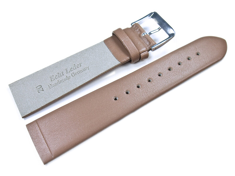 Uhrband 20 Mm 20mm Schwarzes Leder-Armband Für Citizen Eco-Drive Kaliber 8700 - Mit Faltschließe Citizen Armband Original