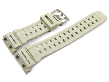 Casio Kunststoff-Uhrenarmband grau-beige Mudman G-9000-8V...