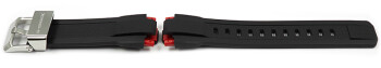 Ersatzarmband Casio Resin schwarz Anstoß rot MTG-B1000-1 MTG-B1000