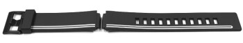 Uhrenarmband Casio Kunststoff schwarz LCF-21