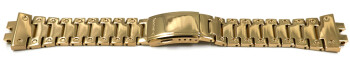 Casio goldfarbenes Edelstahl Uhrenarmband poliert für...
