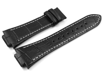 Leder-Uhrenband Jaguar by Festina schwarz f. J625 und J620