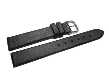 Uhrenarmband schwarz Leder ohne Naht passend zu SKW6300