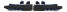 Festina Uhrenband F16659/2 F16659/C Ersatzband schwarz mit dunkelblauem Streifen (seitlich)