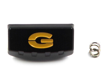 Casio KNOPF Front Button schwarz mit gelbem "G"...