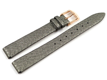 Ersatzarmband Lotus Leder grau Uhrarmband 18342/2 18342