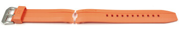 Uhren Ersatzarmband Casio Resin orange für...