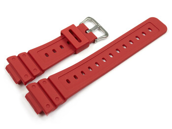 Casio Resin Uhrenarmband rot für DW-5600P-4...