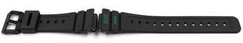 Casio Uhrenarmband schwarz Aufschriften grün GA-2100TH GA-2100TH-1A GA-2100TH-1
