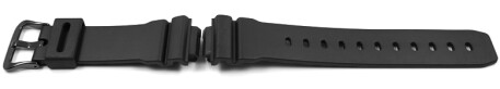 Uhrenband Casio Resin matt schwarz Schließe schwarz für DW-6900BW-1
