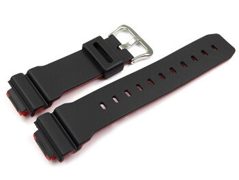 Uhrenarmband Casio schwarz innen rot DW-5600HR-1 DW-5600HR