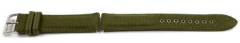 Casio Textil Leder Ersatzarmband grün für WVA-M630B-3A...