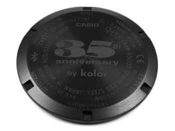 Back Cover Kolor x Casio G-Shock Gehäuseboden GMW-B5000KL-9 in schwarz