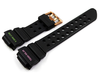 GWF-A1000BRT Uhrenarmband Casio Frogman schwarz grüne und pinke Schrift