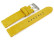 Uhrenarmband gelb Veluro Leder ohne Polster 22mm