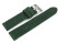 Uhrenarmband dunkelgrün Veluro Leder ohne Polster 20mm