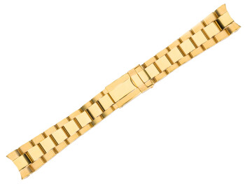 Edelstahl Metall GOLD - massiv - 20mm - massiver Rundanstoß