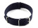 Uhrenarmband Nylon Nato blau 18mm 20mm 22mm 24mm