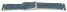 Uhrenarmband dunkelblau Leder Modell Fresh 18mm Gold