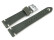 Uhrenarmband dunkelgrau Leder Modell Fresh 19mm Stahl