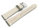 Uhrenarmband dunkelgrau Leder Modell Fresh 19mm Stahl