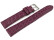 Uhrenarmband Leder aubergine Safari 22mm Stahl