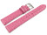 Uhrenarmband Leder Pink Safari 16mm Stahl